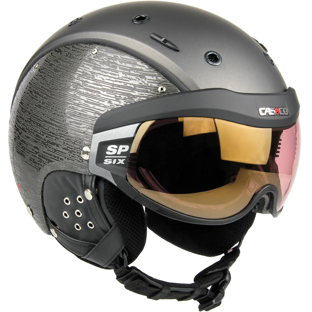 Casco SP-6 Brush Orange - Visor Vautron Multilayer - immagine 2