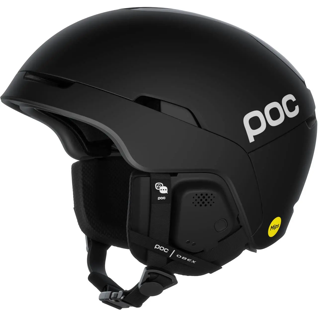POC Obex Mips Communication Uranium Black Matt