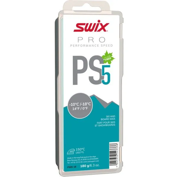Swix PS5 Turquoise -10 °C/-18 °C (180 G)