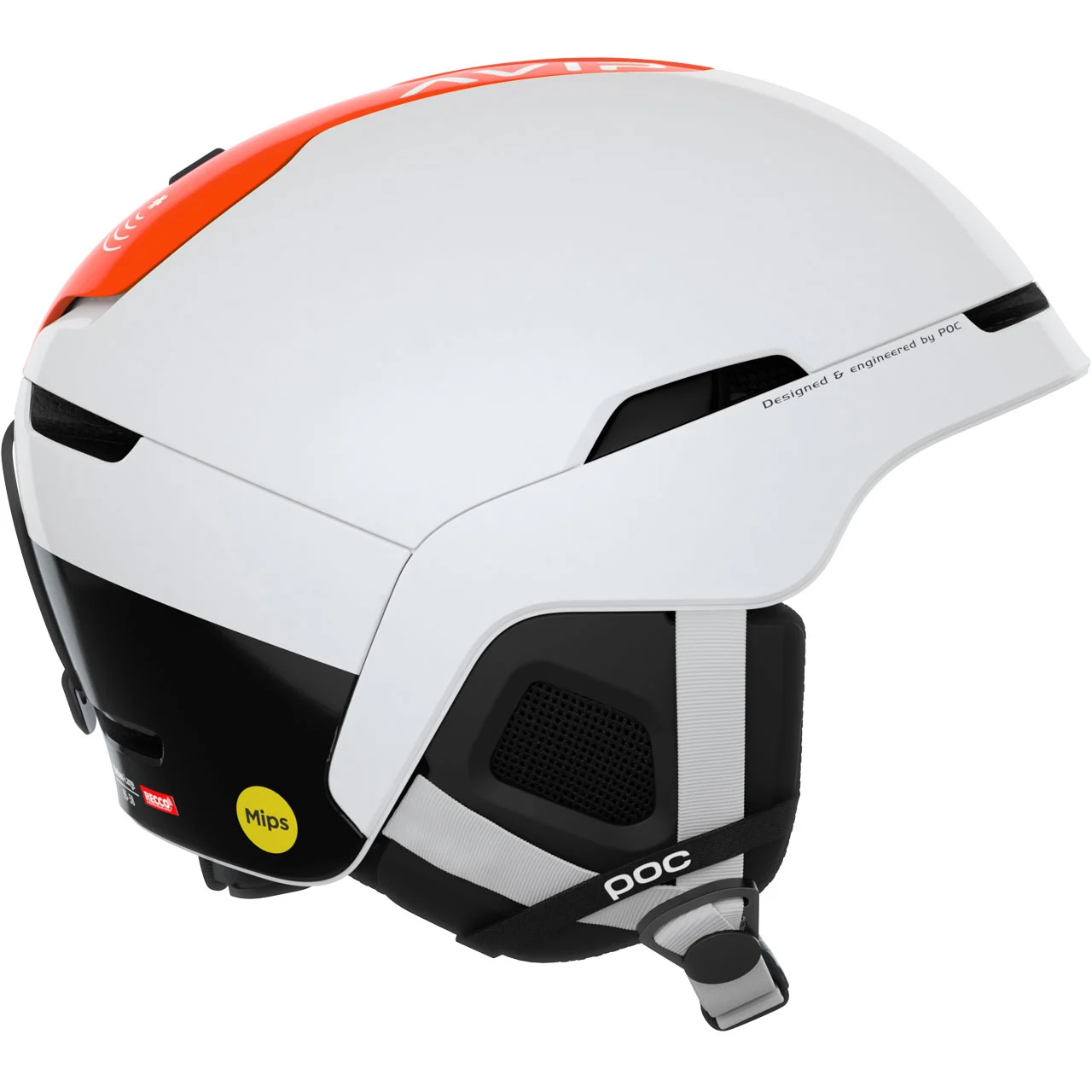 POC Obex BC Mips Hydro White/flo Orange AVIP - immagine 2