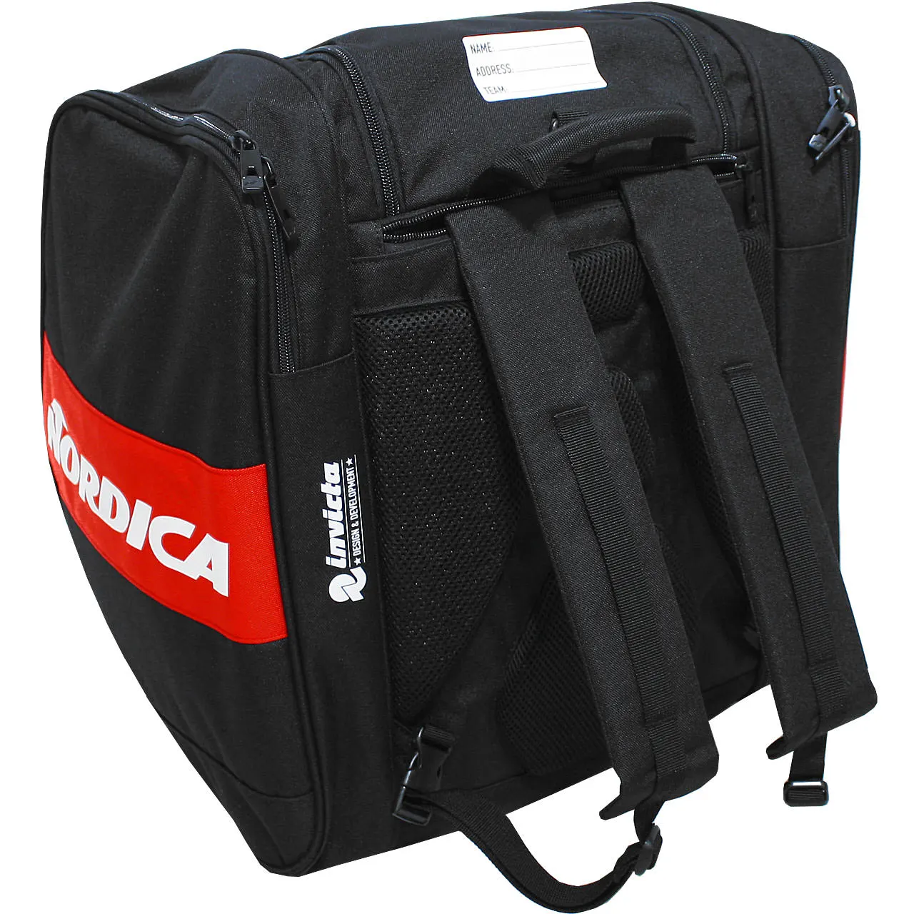 Nordica Boot Backpack ECO Fabric 61L Black/red - immagine 2