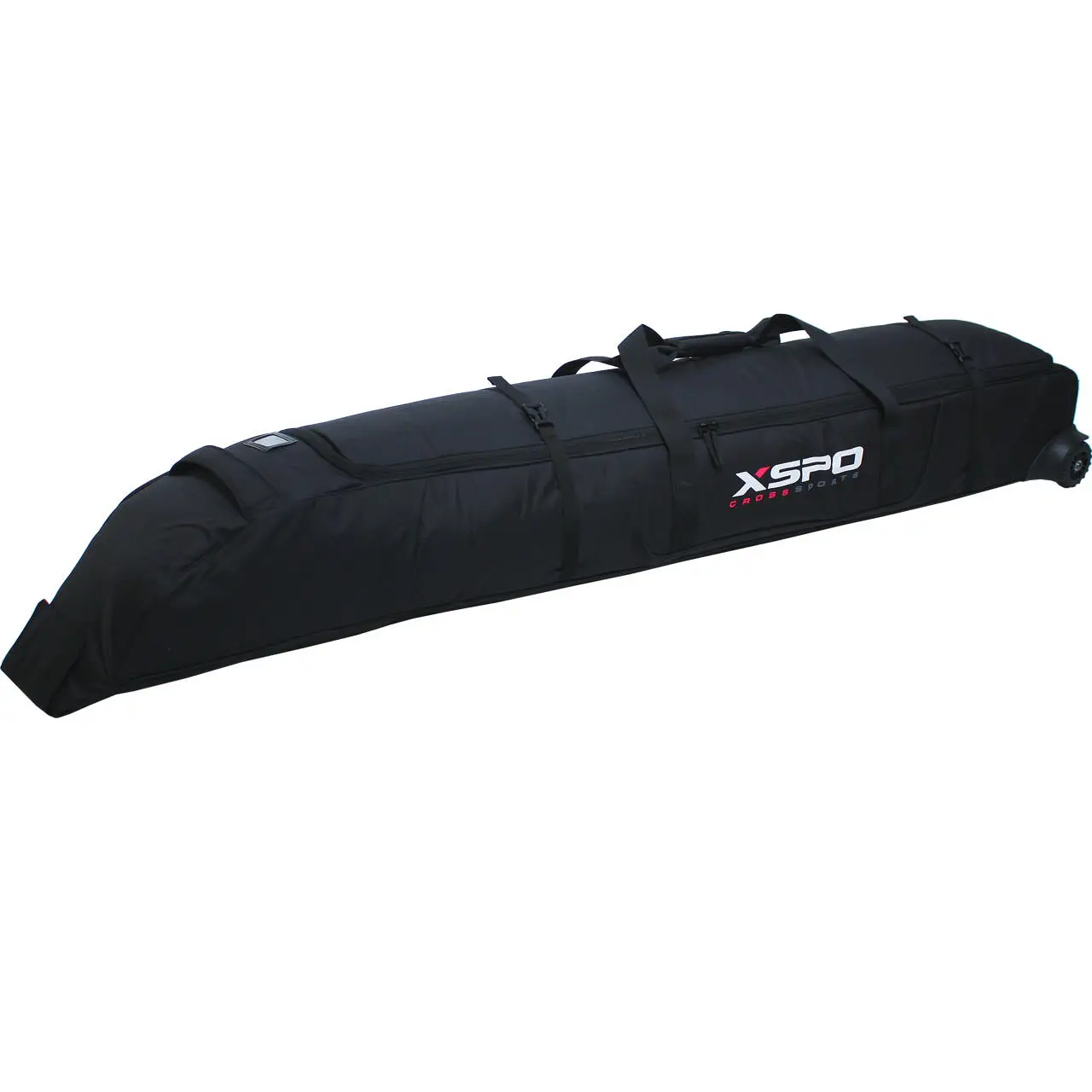 XSPO Magnum Skibag Padded Wheeled 2 Pair 160/187 Cm Black - immagine 2