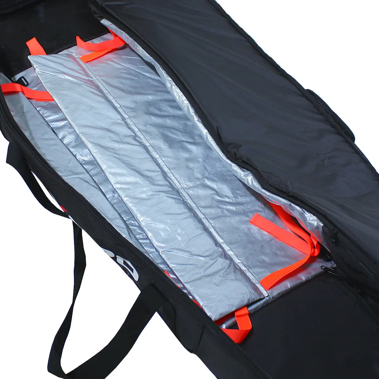 XSPO Magnum Skibag Padded Wheeled 2 Pair 160/187 Cm Black - immagine 7